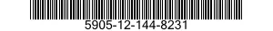 5905-12-144-8231 RESISTOR,FIXED,WIRE WOUND 5905121448231 121448231