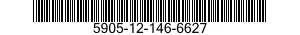5905-12-146-6627 RESISTOR,FIXED,WIRE WOUND 5905121466627 121466627