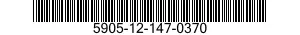 5905-12-147-0370 RESISTOR,FIXED,COMPOSITION 5905121470370 121470370