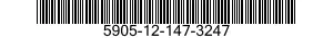 5905-12-147-3247 RESISTOR,FIXED,FILM 5905121473247 121473247