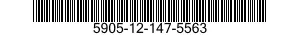 5905-12-147-5563 RESISTOR,FIXED,COMPOSITION 5905121475563 121475563