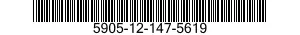 5905-12-147-5619 RESISTOR,FIXED,FILM 5905121475619 121475619