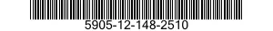 5905-12-148-2510 RESISTOR,FIXED,WIRE WOUND 5905121482510 121482510