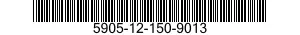 5905-12-150-9013 RESISTOR,FIXED,COMPOSITION 5905121509013 121509013
