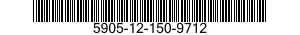 5905-12-150-9712 RESISTOR,VARIABLE,NON-WIRE WOUND 5905121509712 121509712