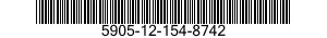 5905-12-154-8742 RESISTOR,FIXED,COMPOSITION 5905121548742 121548742