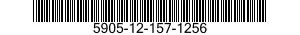 5905-12-157-1256 RESISTOR,FIXED,FILM 5905121571256 121571256