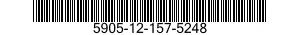 5905-12-157-5248 RESISTOR,FIXED,COMPOSITION 5905121575248 121575248