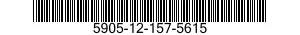 5905-12-157-5615 RESISTOR,FIXED,FILM 5905121575615 121575615