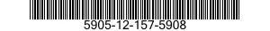 5905-12-157-5908 RESISTOR,FIXED,COMPOSITION 5905121575908 121575908