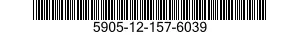 5905-12-157-6039 RESISTOR,VARIABLE,WIRE WOUND 5905121576039 121576039