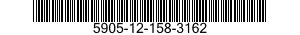 5905-12-158-3162 RESISTOR,FIXED,COMPOSITION 5905121583162 121583162