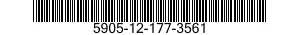 5905-12-177-3561 RESISTOR,FIXED,FILM 5905121773561 121773561