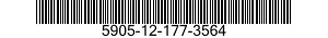 5905-12-177-3564 RESISTOR,FIXED,FILM 5905121773564 121773564