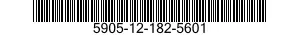 5905-12-182-5601 RESISTOR,FIXED,FILM 5905121825601 121825601