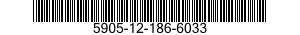 5905-12-186-6033 RESISTOR,FIXED,FILM 5905121866033 121866033