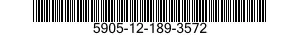 5905-12-189-3572 RESISTOR,FIXED,FILM 5905121893572 121893572