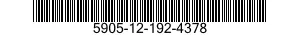 5905-12-192-4378 RESISTOR,VARIABLE,NON-WIRE WOUND 5905121924378 121924378