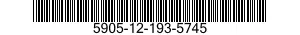 5905-12-193-5745 RESISTOR,VARIABLE,WIRE WOUND 5905121935745 121935745