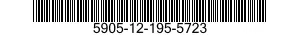 5905-12-195-5723 RESISTOR,FIXED,FILM 5905121955723 121955723