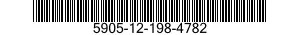 5905-12-198-4782 RESISTOR,FIXED,FILM 5905121984782 121984782