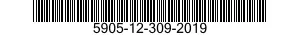 5905-12-309-2019 RESISTOR ASSEMBLY 5905123092019 123092019