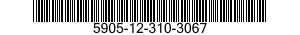 5905-12-310-3067 RESISTOR,VARIABLE,WIRE WOUND 5905123103067 123103067