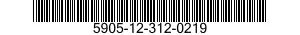 5905-12-312-0219 RESISTOR,VARIABLE,WIRE WOUND 5905123120219 123120219