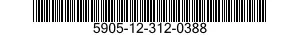 5905-12-312-0388 RESISTOR,VARIABLE,NON-WIRE WOUND 5905123120388 123120388