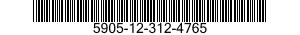 5905-12-312-4765 RESISTOR,VARIABLE,WIRE WOUND 5905123124765 123124765