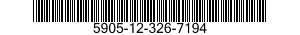 5905-12-326-7194 RESISTOR,FIXED,FILM 5905123267194 123267194