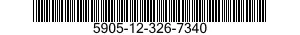 5905-12-326-7340 RESISTOR,FIXED,FILM 5905123267340 123267340