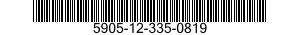 5905-12-335-0819 RESISTOR,VARIABLE,WIRE WOUND,PRECISION 5905123350819 123350819