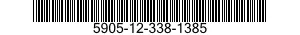 5905-12-338-1385 RESISTOR,FIXED,WIRE WOUND 5905123381385 123381385