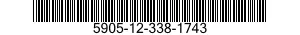 5905-12-338-1743 RESISTOR,VARIABLE,WIRE WOUND,NONPRECISION 5905123381743 123381743
