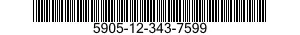 5905-12-343-7599 RESISTOR,VARIABLE,NONWIRE WOUND,NONPRECISION 5905123437599 123437599