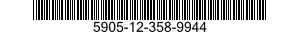 5905-12-358-9944 RESISTOR,FIXED,FILM 5905123589944 123589944