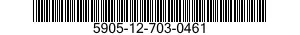 5905-12-703-0461 RESISTOR NETWORK,VOLTAGE SENSITIVE 5905127030461 127030461