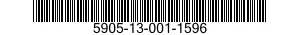 5905-13-001-1596 RESISTOR,VARIABLE,W 5905130011596 130011596