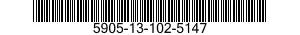 5905-13-102-5147 RESISTOR,CURRENT REGULATING 5905131025147 131025147
