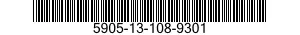 5905-13-108-9301 RESISTOR,FIXED,COMPOSITION 5905131089301 131089301