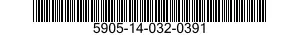 5905-14-032-0391 RESISTOR,VARIABLE,NONWIRE WOUND,NONPRECISION 5905140320391 140320391