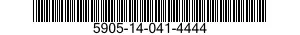 5905-14-041-4444  5905140414444 140414444