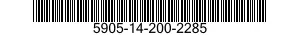 5905-14-200-2285  5905142002285 142002285