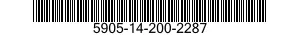 5905-14-200-2287  5905142002287 142002287