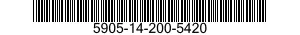5905-14-200-5420  5905142005420 142005420