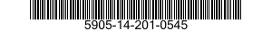 5905-14-201-0545 RESISTOR,FIXED,COMPOSITION 5905142010545 142010545