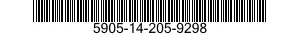 5905-14-205-9298 RESISTOR,FIXED,WIRE WOUND,INDUCTIVE 5905142059298 142059298