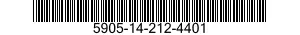 5905-14-212-4401 RESISTOR,FIXED,WIRE WOUND,INDUCTIVE 5905142124401 142124401