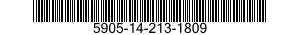 5905-14-213-1809 RESISTOR,FIXED,WIRE WOUND,INDUCTIVE 5905142131809 142131809